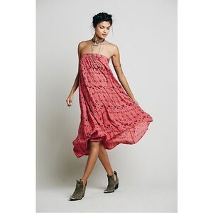 Free People Washed Ashore Strapless Dress